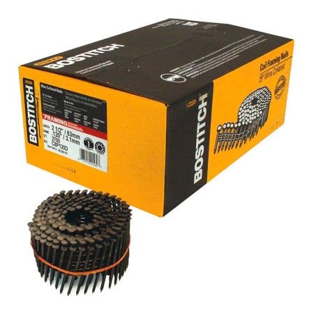 Dewalt Collated Framing Nail, 2-1/2 in L, 15 Degrees C8P120D